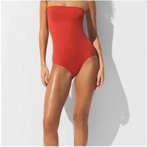 SKIMS *NWT CLASSIC SWIM CONVERTIBLE BIKINI BOTTOM | COLOR: TERRA | SIZE: XS